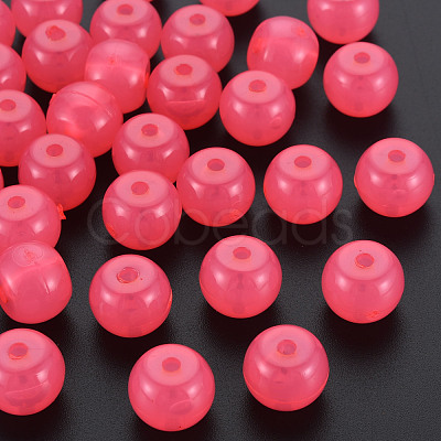 Imitation Jelly Acrylic Beads MACR-S373-14-EA09-1