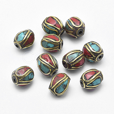 Handmade Indonesia Beads TIBEB-K031-13-1