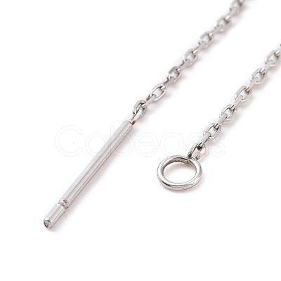 Non-Tarnish 304 Stainless Steel Stud Earring Finding STAS-E161-06P-1