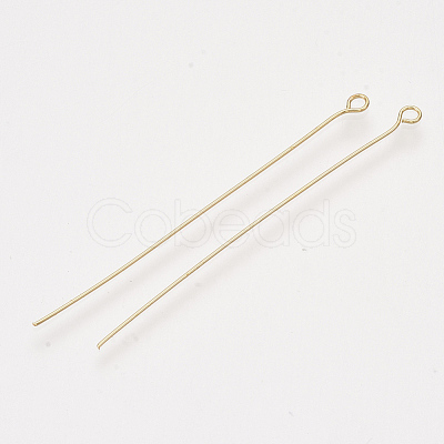 Brass Eye Pins KK-S348-405C-1