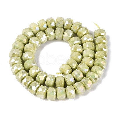 Anti-Tarnish Electroplate Glass Beads Strands GLAA-T025-10mm-11Q-1