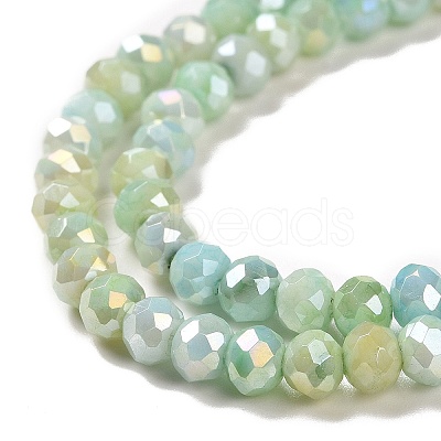 Ombre Effect Dyed Glass Beads Strands GLAA-C023-02-C13-1