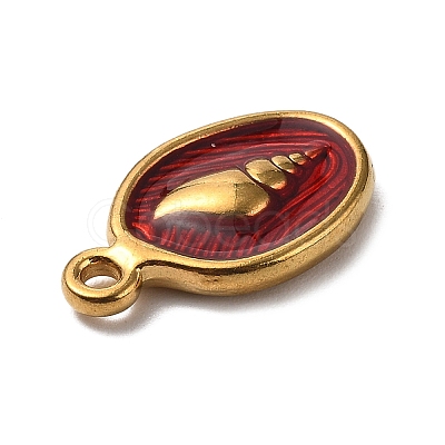 304 Stainless Steel Enamel Pendants LS-STAS-P395-03A-G-1