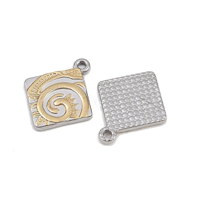 304 Stainless Steel Pendants STAS-B094-22GP-1