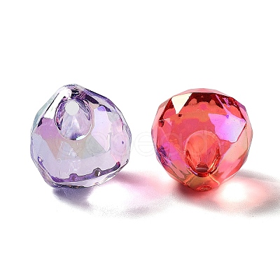 UV Plating Transparent Acrylic Pendants MACR-K356-04B-1
