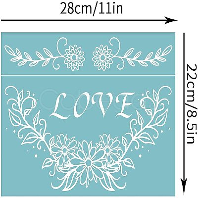 Self-Adhesive Silk Screen Printing Stencil DIY-WH0173-036-1