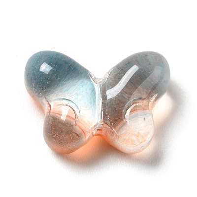 Transparent Baking Paint Glass Beads GLAA-F115-01K-1