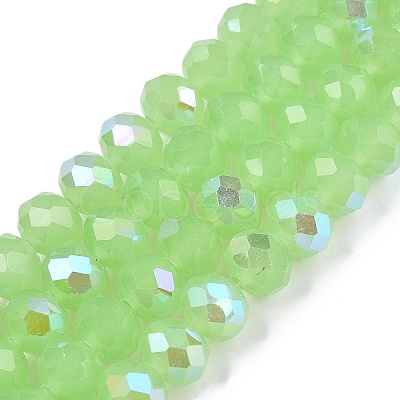 Electroplate Glass Beads Strands EGLA-A044-J6mm-L08-1