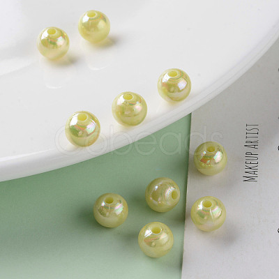 Opaque Acrylic Beads MACR-S370-D8mm-A10-1