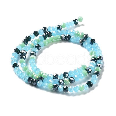Glass Beads Strands EGLA-A034-M4mm-58-1