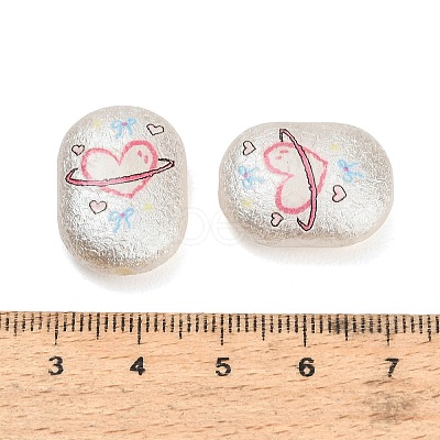 Textured Opaque Acrylic Beads AC-CBA36B6-09A-1