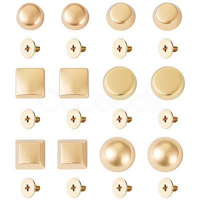 12Pcs 6 Styles Alloy Decoration Rivets DIY-TA0011-08-1