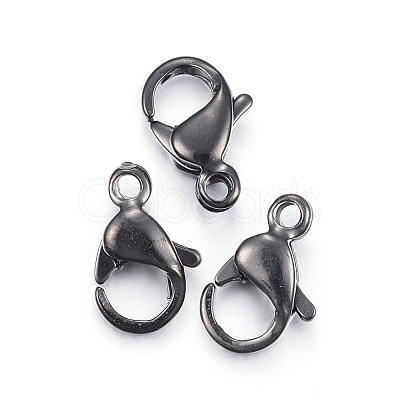 304 Stainless Steel Lobster Claw Clasps STAS-H353-B-02B-1