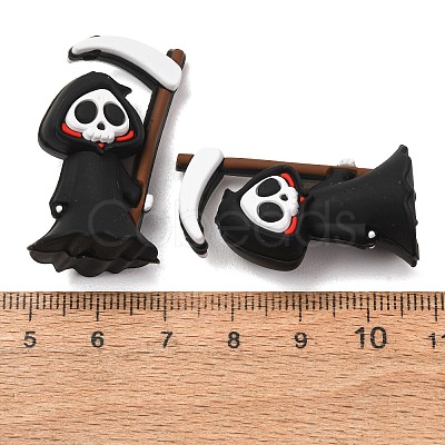 Halloween Silicone Focal Beads SL-CBADC51-11-1