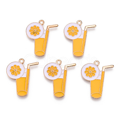 Alloy Enamel Pendants X-ENAM-S115-015-1