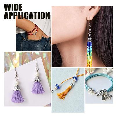 50Pcs 5 Style Tibetan Style Alloy Cord Ends TIBEP-PH0001-25-1
