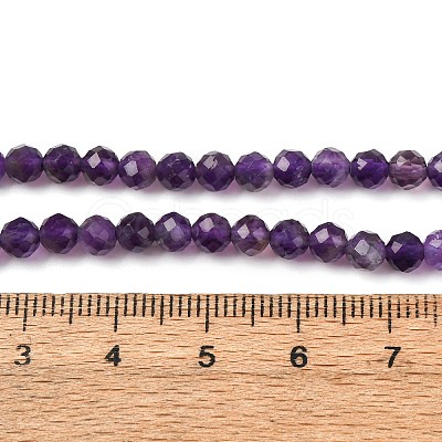 Natural Amethyst Beads Strands G-C226-B06-4mm-01-1