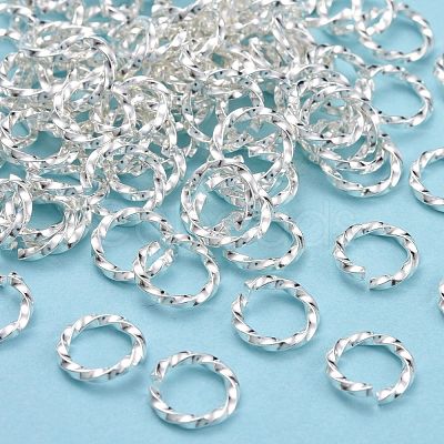 304 Stainless Steel Open Jump Rings X-STAS-F191-12S-B-1