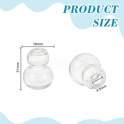 Clear Glass Bottles for Bead Containers AJEW-WH0596-151C-1