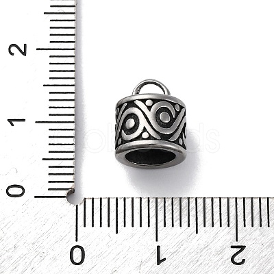 304 Stainless Steel Pendants STAS-D301-08AS-02-1