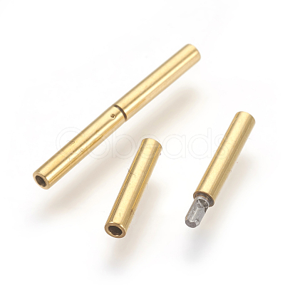 PVD Vacuum Plating 304 Stainless Steel Bayonet Clasps STAS-F196-01G-01-1