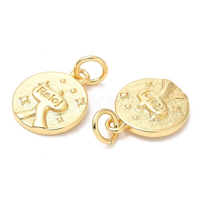 Rack Plating Brass Charms KK-A185-03G-1