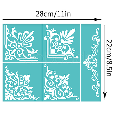 Self-Adhesive Silk Screen Printing Stencil DIY-WH0338-162-1