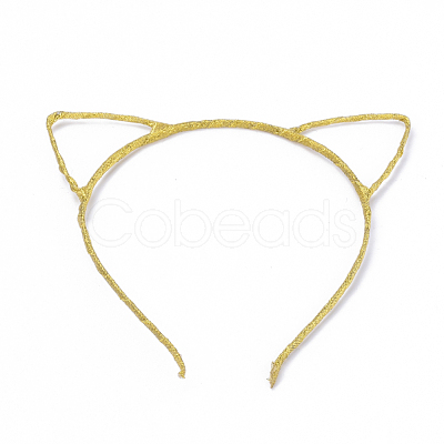 Hair Accessories Iron Kitten Hair Band Findings OHAR-S195-07C-1