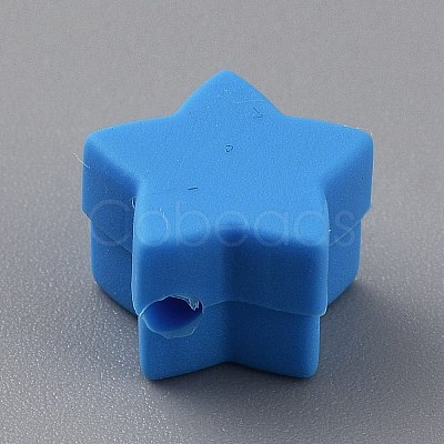 Star Silicone Focal Beads SIL-TAC0008-08F-1
