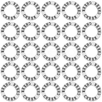 30Pcs Tibetan Style Alloy Linking Rings FIND-SC0009-20-1