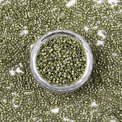 11/0 Grade A Baking Paint Glass Seed Beads SEED-S030-1037-1