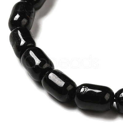 Natural Black Tourmaline Beads Strands G-G980-22-1