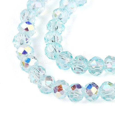 Transparent Glass Beads Strands EGLA-N016-3mm-01-1