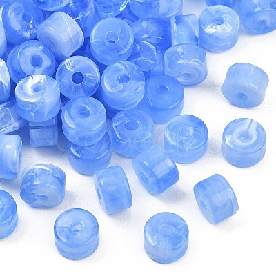 Opaque Acrylic Imitation Gemstone Beads AC-CBA3EFE-02I-1