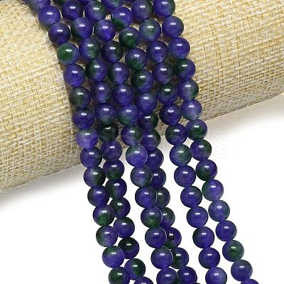 Natural Malaysia Jade Beads Strands G-B165-C02-6mm-1