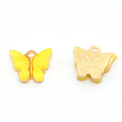 Acrylic Charms OACR-WH0005-29A-1