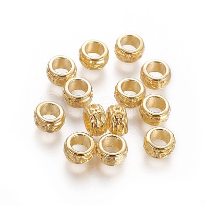 Tibetan Style Alloy Beads TIBEB-LF0928Y-G-1