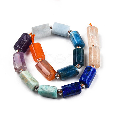 Natural Mixed Gemstone Beads Strands G-N327-06A-1