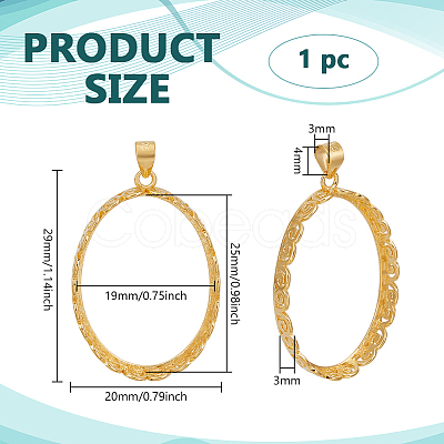1Pc Sterling Silver Basket Pendant Settings STER-BC0003-15A-G-1