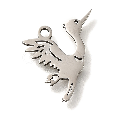 201 Stainless Steel Pendants STAS-R136-24P-1