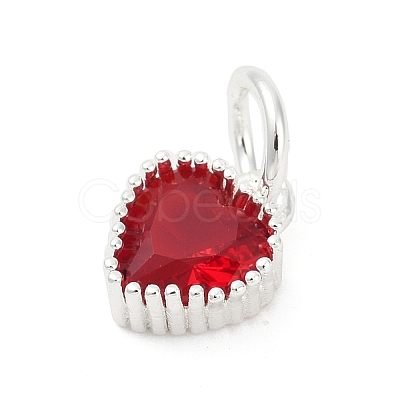 Brass Micro Pave Cubic Zirconia Pendants KK-H204-01S-07-1