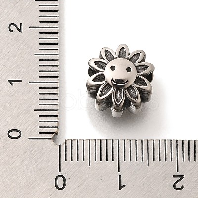 304 Stainless Steel European Beads STAS-G350-03AS-1