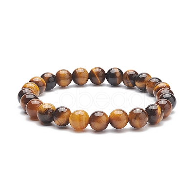 4Pcs 4 Style Synthetic & Natural Mixed Gemstone Round Beaded Stretch Bracelets Set for Men Women BJEW-JB08872-1