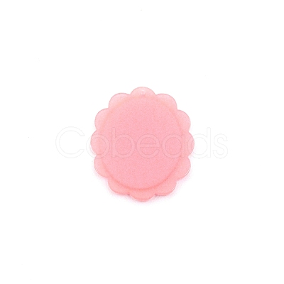 Opaque Embossed Printed Acrylic Pendants MACR-CJC0003-10B-1