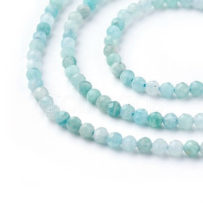 Natural Amazonite Beads Strands G-F619-26-3mm-1