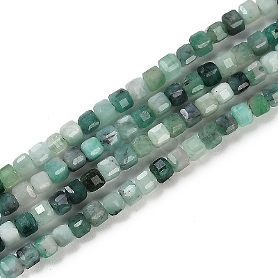 Natural Emerald Beads Strands G-P553-E04-02-1