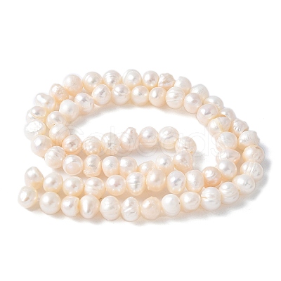 Natural Cultured Freshwater Pearl Beads Strands PEAR-I007-07O-01A-1