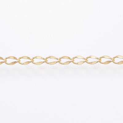 3.28 Feet Handmade Ion Plating(IP) 304 Stainless Steel Twisted Chain Curb Chains X-CHS-H007-57B-1