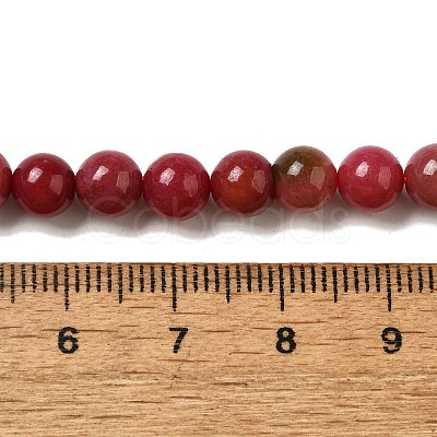 Dyed Natural Malaysia Jade Beads Strands G-G021-02A-15-1