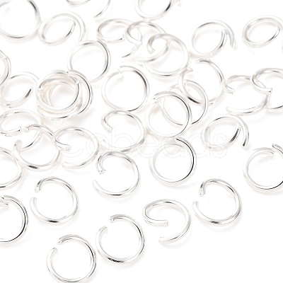 Brass Open Jump Rings KK-G604-08S-17-1